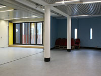 The interior of our new main hall
